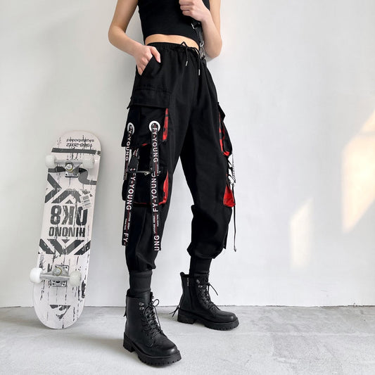 Punk női cargo nadrág